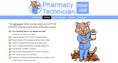 Desktop Screenshot of pharmacytechniciantoday.com
